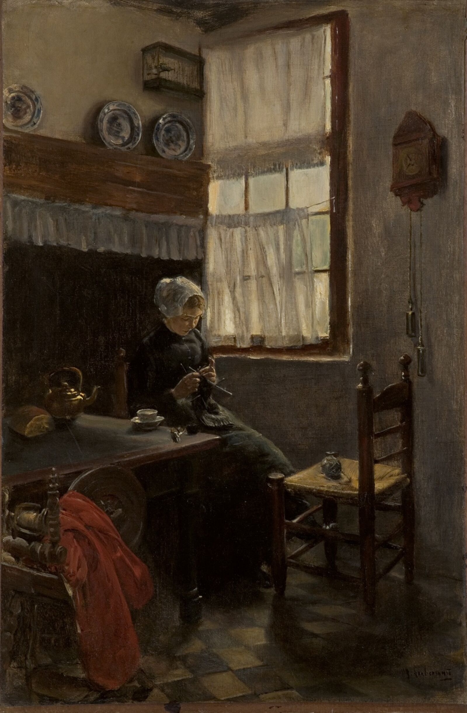  Liebermann´s painting&nbsp; Tranquil Work  (1885): Today, it retains a quaint, almost painterly allure… 

