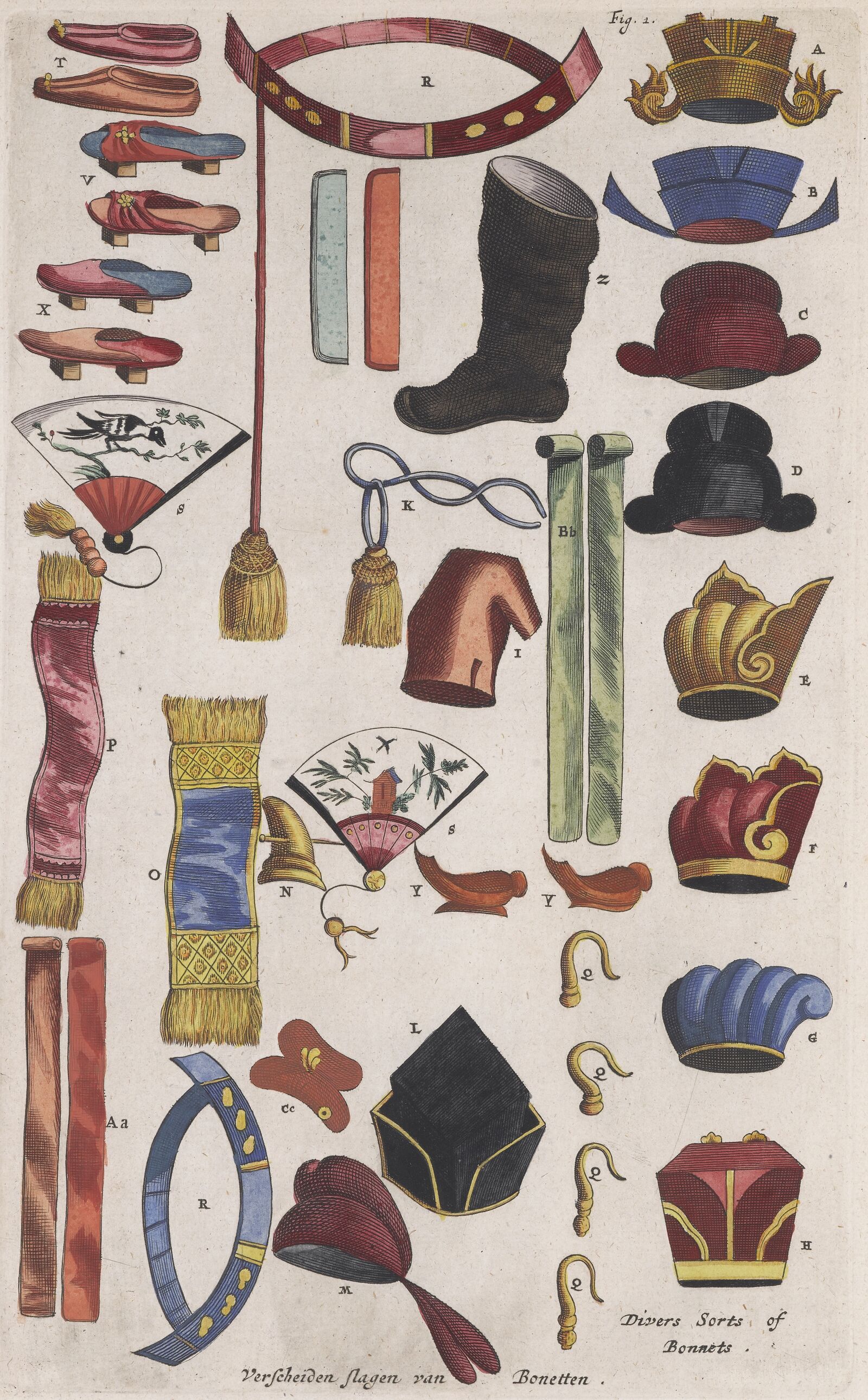 Jacob van Meurs and workshop:  Mandarin Insignia,  1670, University of Amsterdam