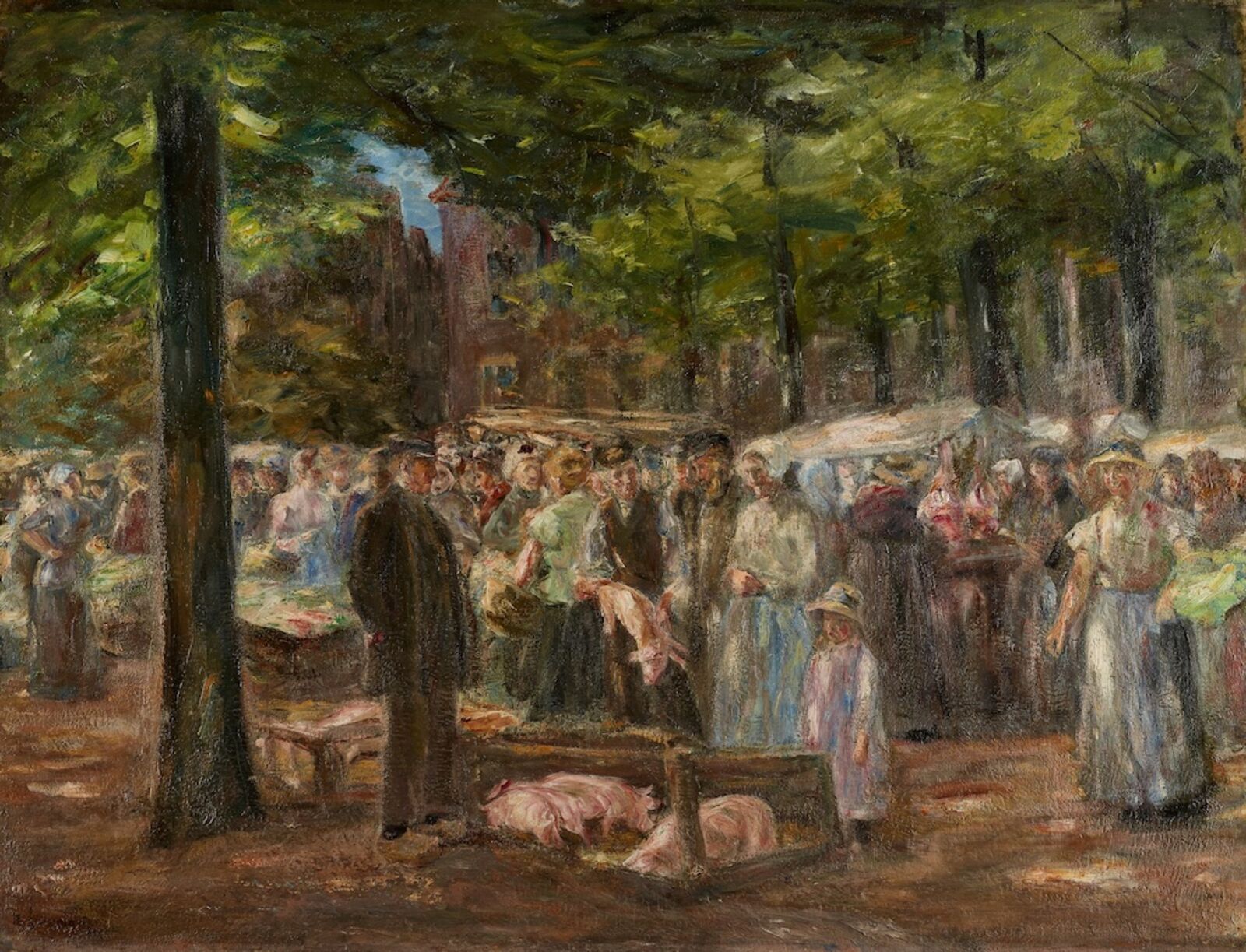  Single Figures as Luminous Painterly Ornament: Liebermann’s&nbsp; Pig Market in Haarlem &nbsp;(1894) 
