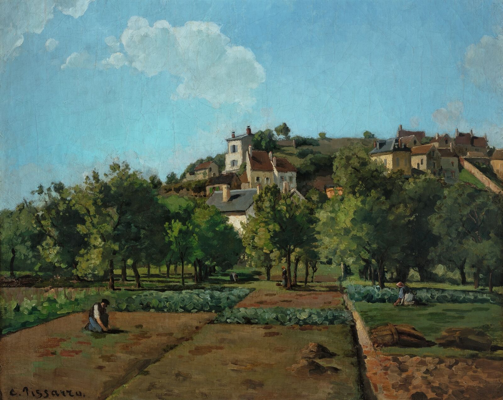 Pontoise, 1867, National Gallery Prague