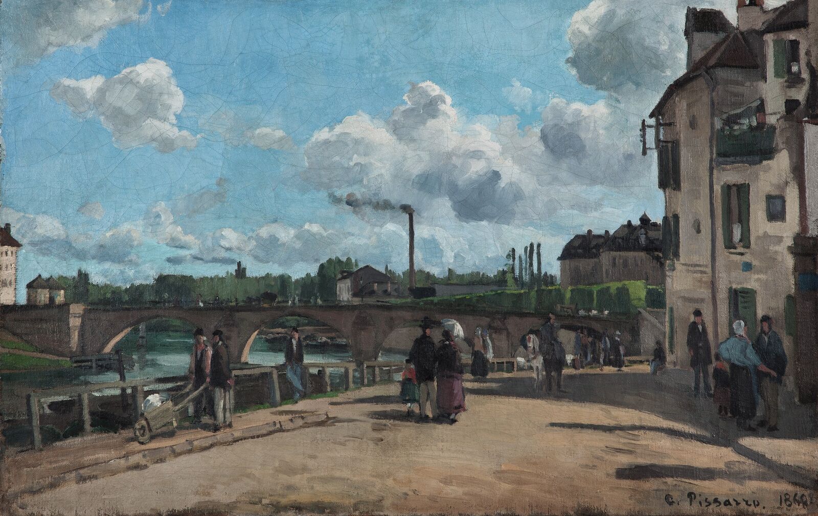  A brighter palette already points toward Impressionism. 
