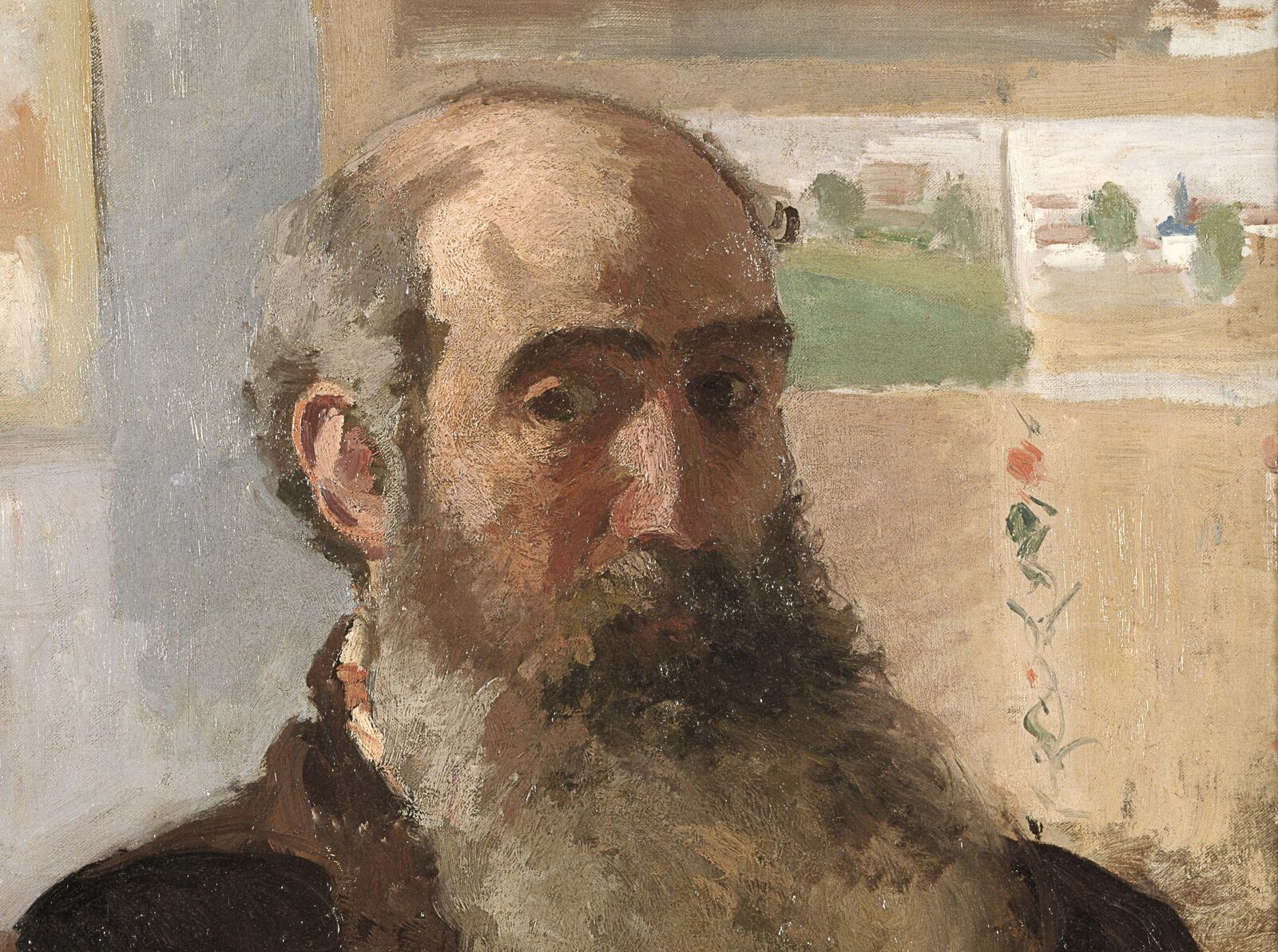 Camille Pissarro: Portrait of the Artist, 1873, Musée d'Orsay, Paris, Donation Paul-Emile Pissarro, 1930