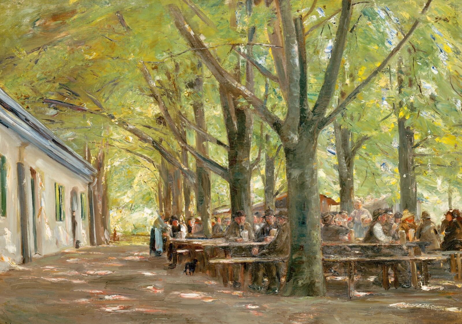  Max Liebermann, Beer Garden in Brannenburg,&nbsp;1893 
