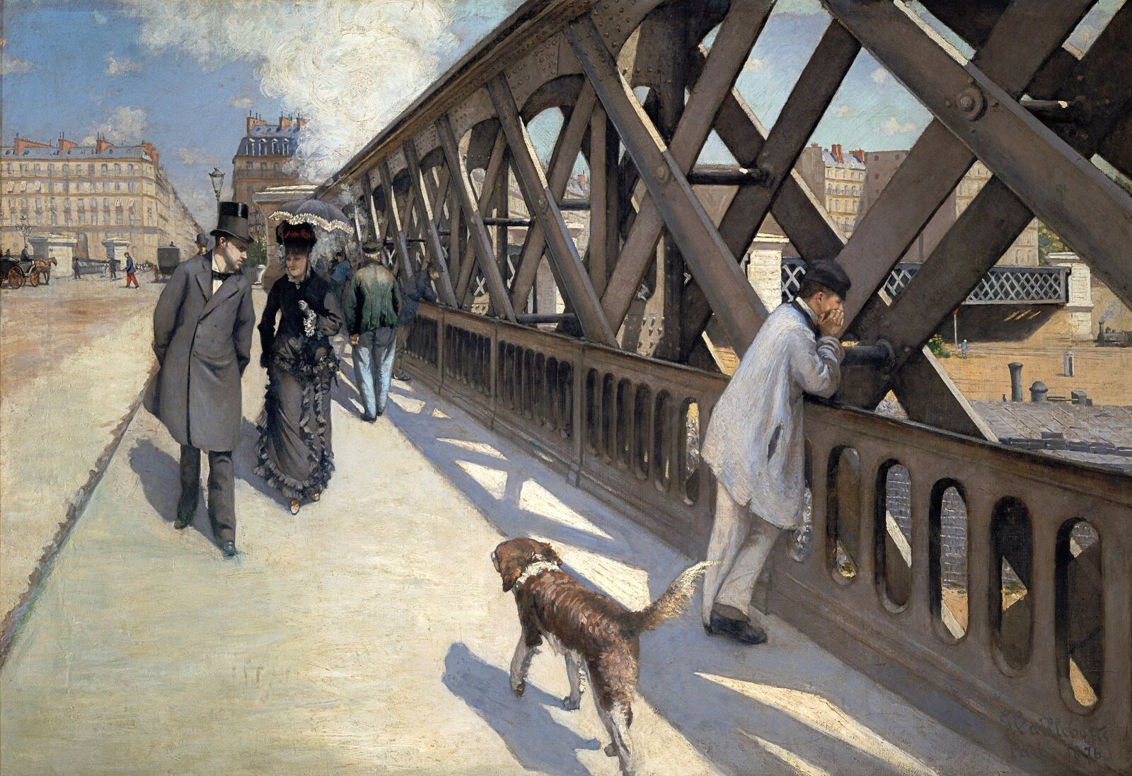  Gustave Caillebotte,  Le Pont de l'Europe , 1876 
Association des Amis du Petit Palais, Genf 
