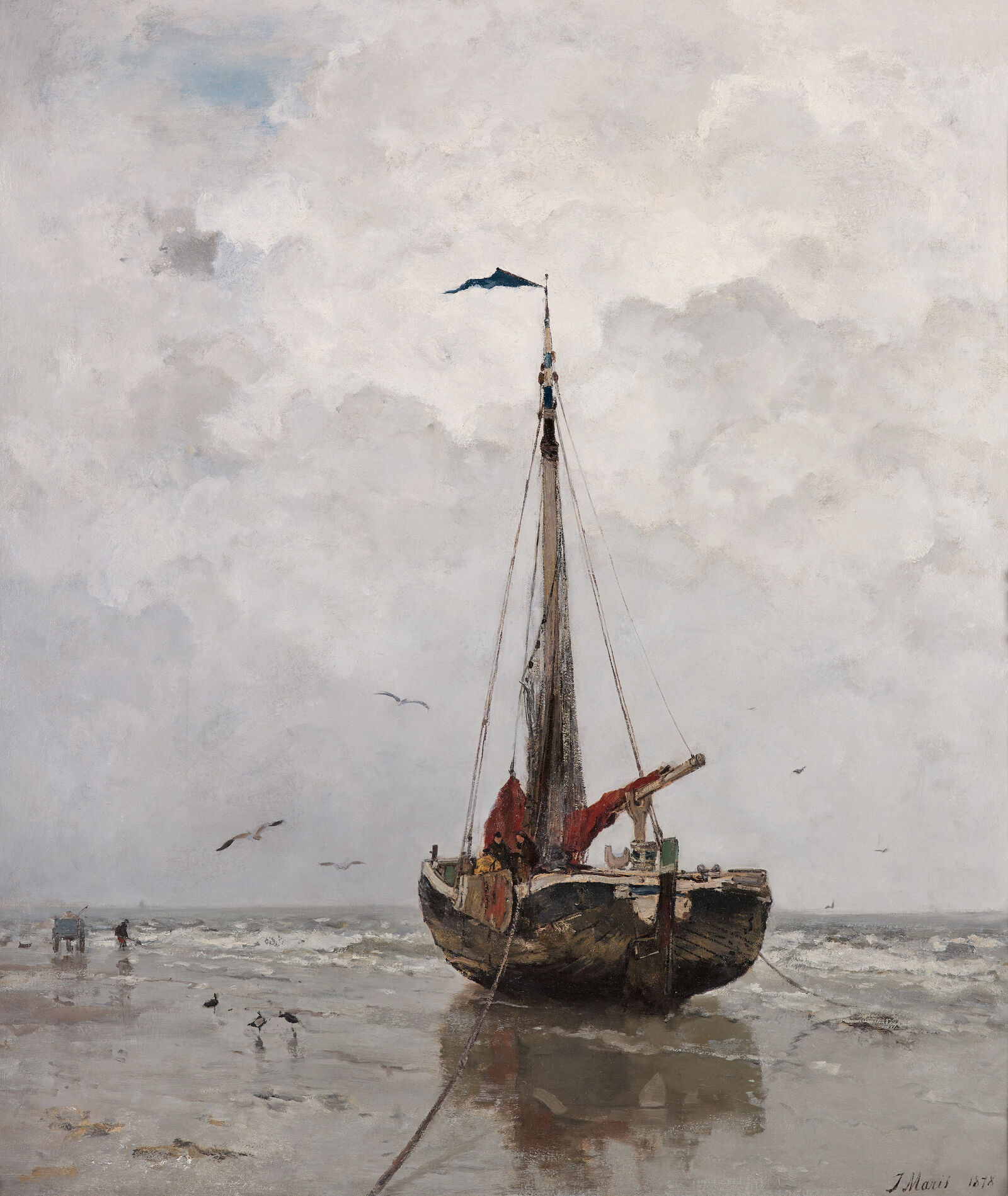 Fig 2 Jacob Maris: Fishing Boat, 1878, Kunstmuseum Den Haag