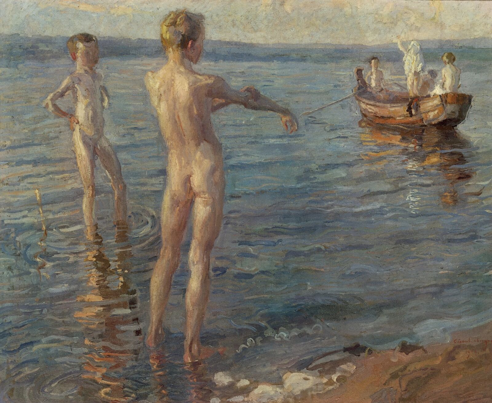  Christian Landenberger,  Summer Evening at the Lake ,&nbsp;1904 
