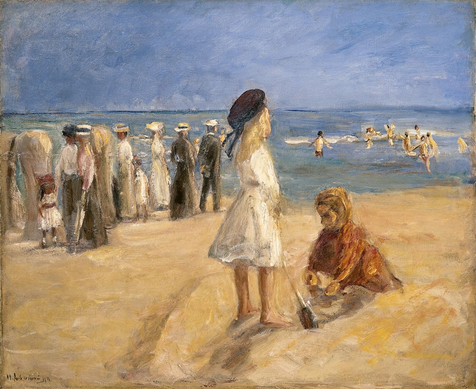 Max Liebermann,&nbsp; Beach Life , 1916 
