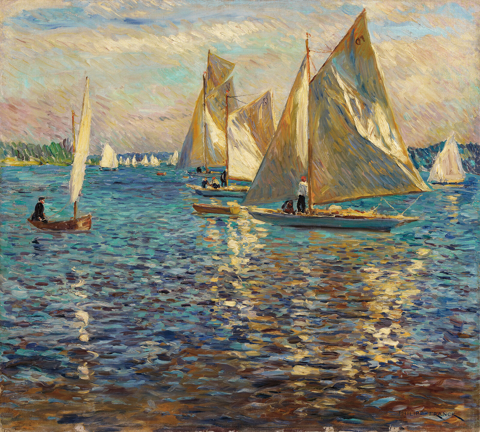  Philipp Franck,  Wannsee , 1915, Privatsammlung, Frankfurt am Main 
