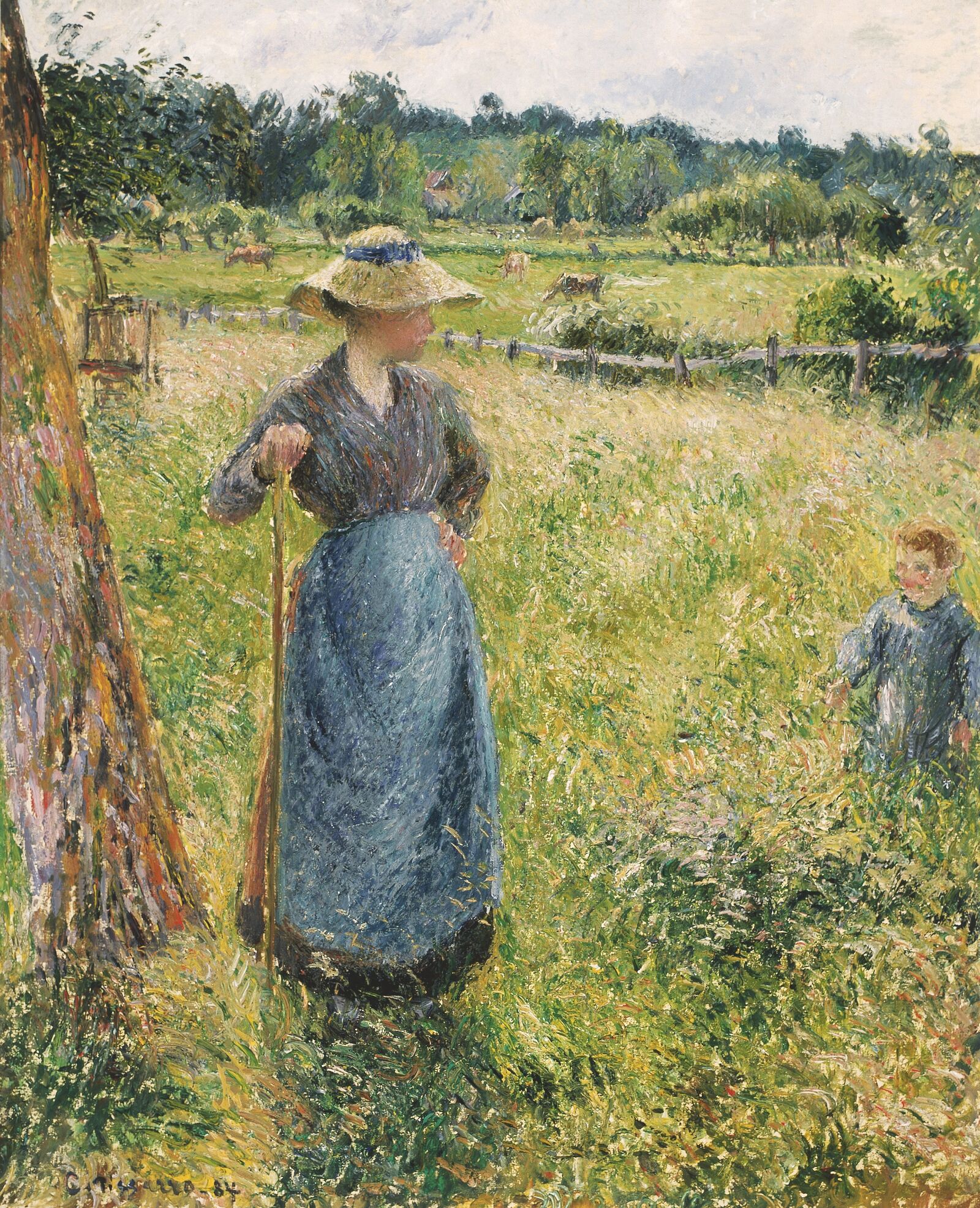 Die Heumacherin, 1884, Colección Pérez Simón