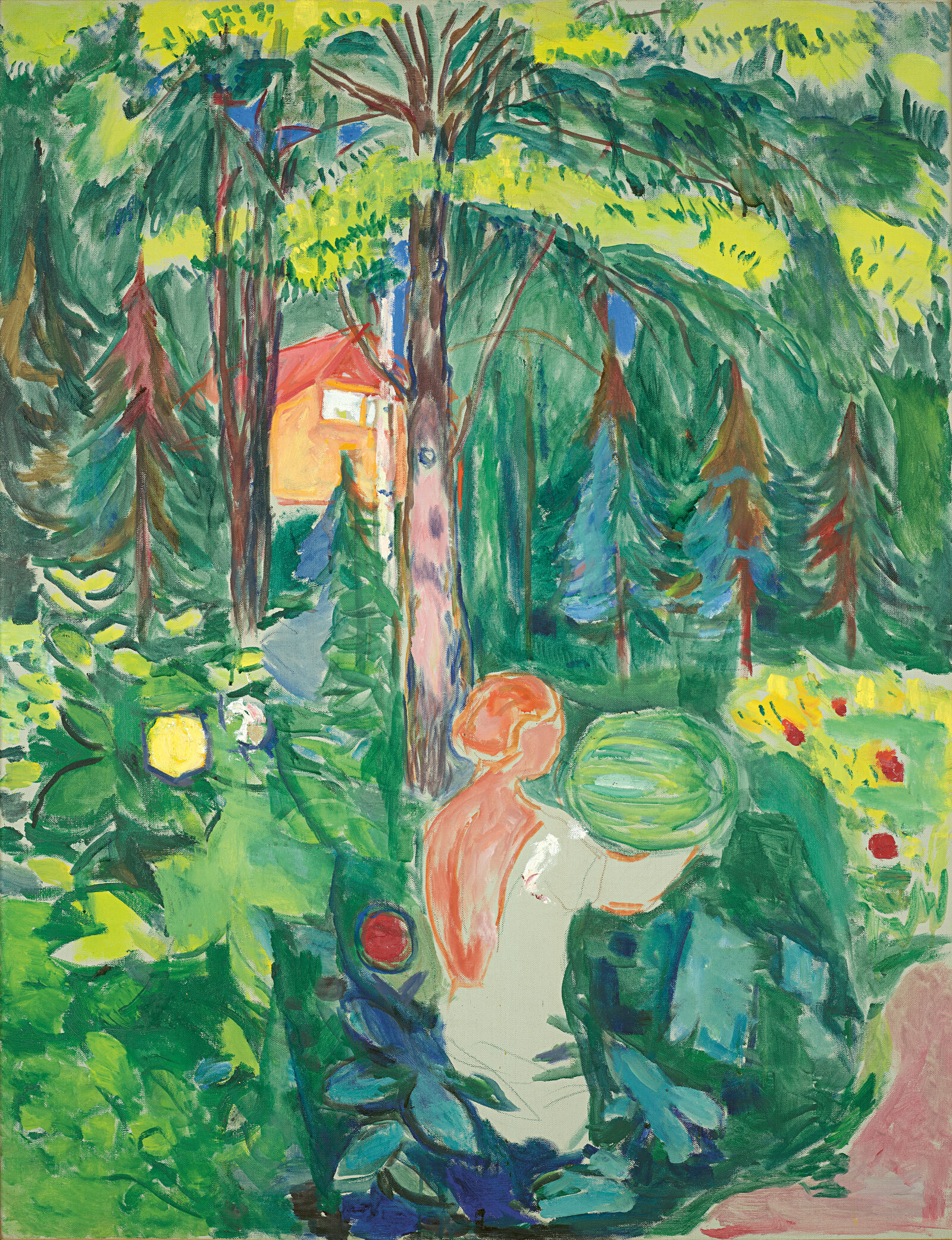 Ein spätes Meisterwerk Edvard Munchs, der totale Einklang von Mensch, Kultur, Natur.