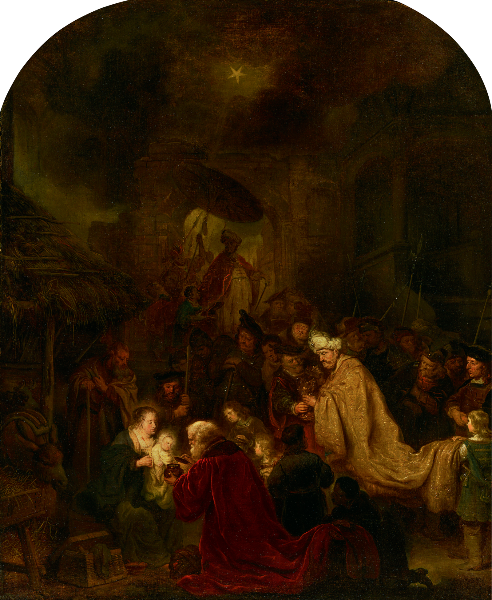 Salomon Koninck:  The Adoration of the Magi,  ca. 1644 – 54, Mauritshuis, The Hague