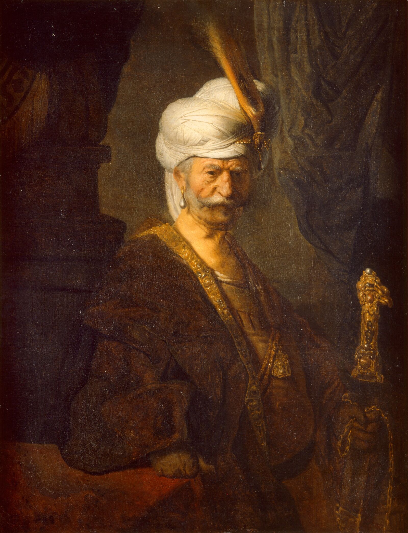 Ferdinand Bol:  Portrait of an Oriental,  ca. 1665, Milwaukee Art Museum