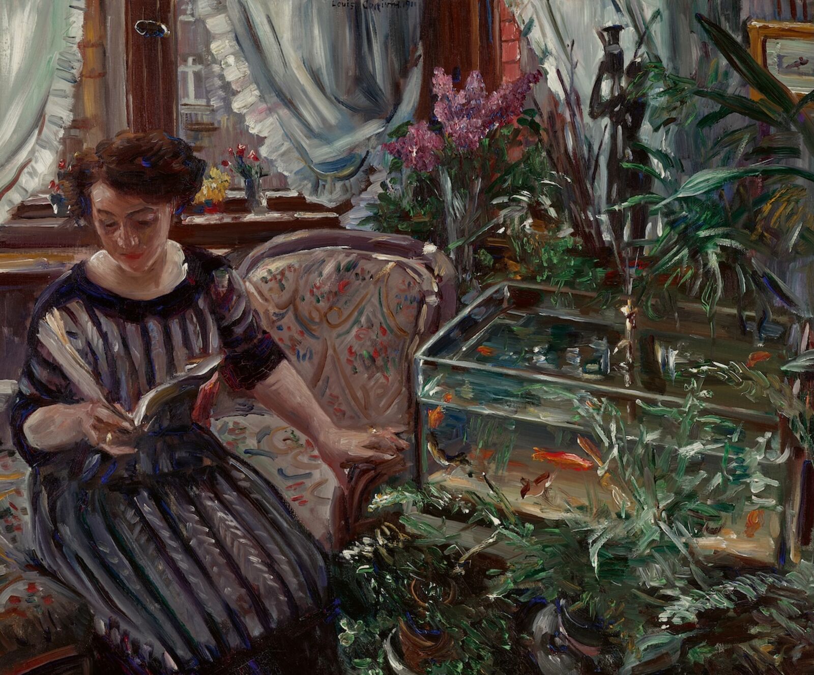  Lovis Corinth, Woman at the Goldfish Tank, 1911 
