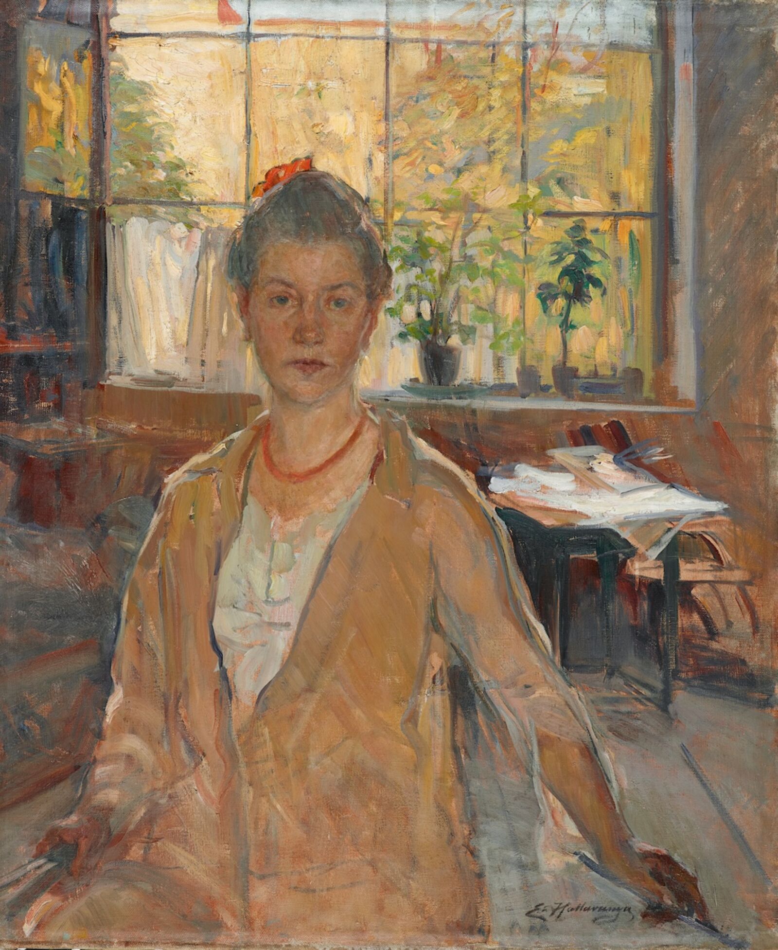  Emilie von Hallavanya,&nbsp; Self-Portrait , 1905 
