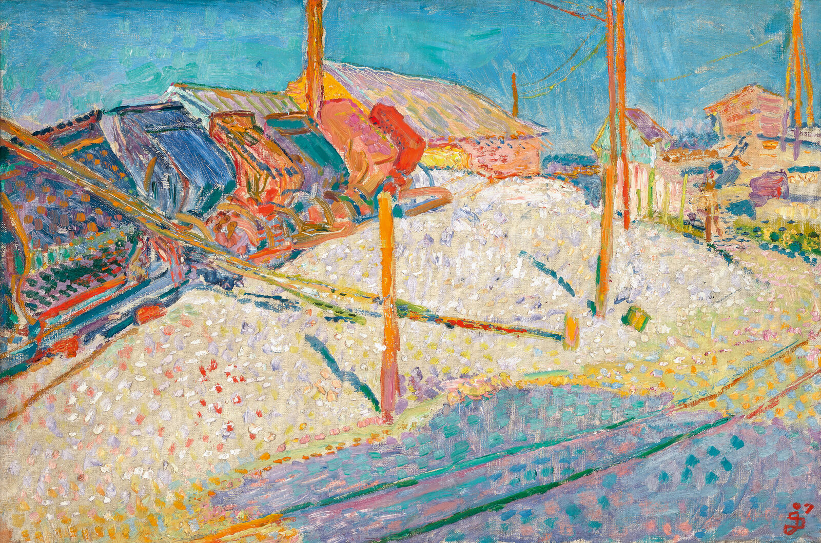 Yellow and blue, red and green: brilliant contrasts of color 