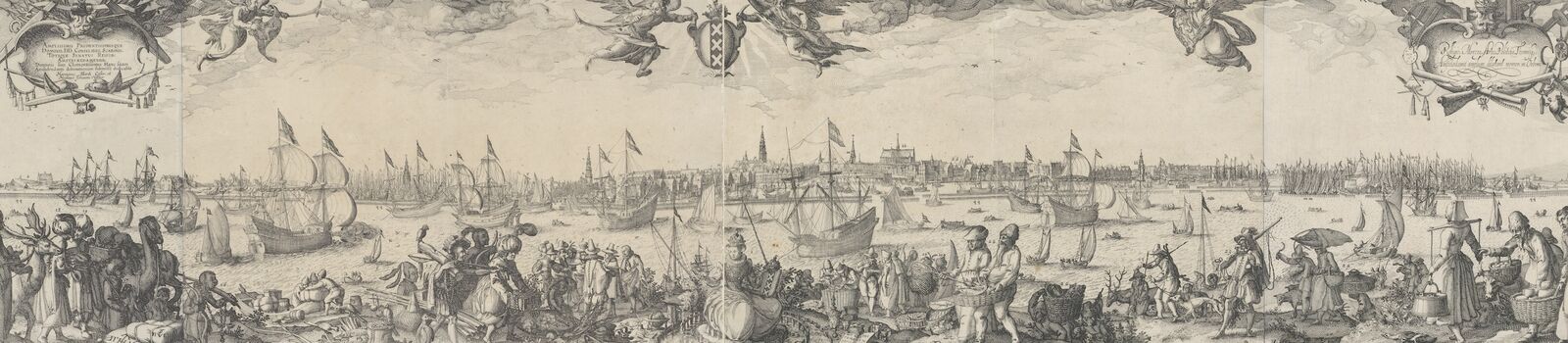 Claes Jansz. Visscher II. and Pieter Bast:  View of Amsterdam,  Seen from the IJ, 1611, Rijksmuseum, Amsterdam