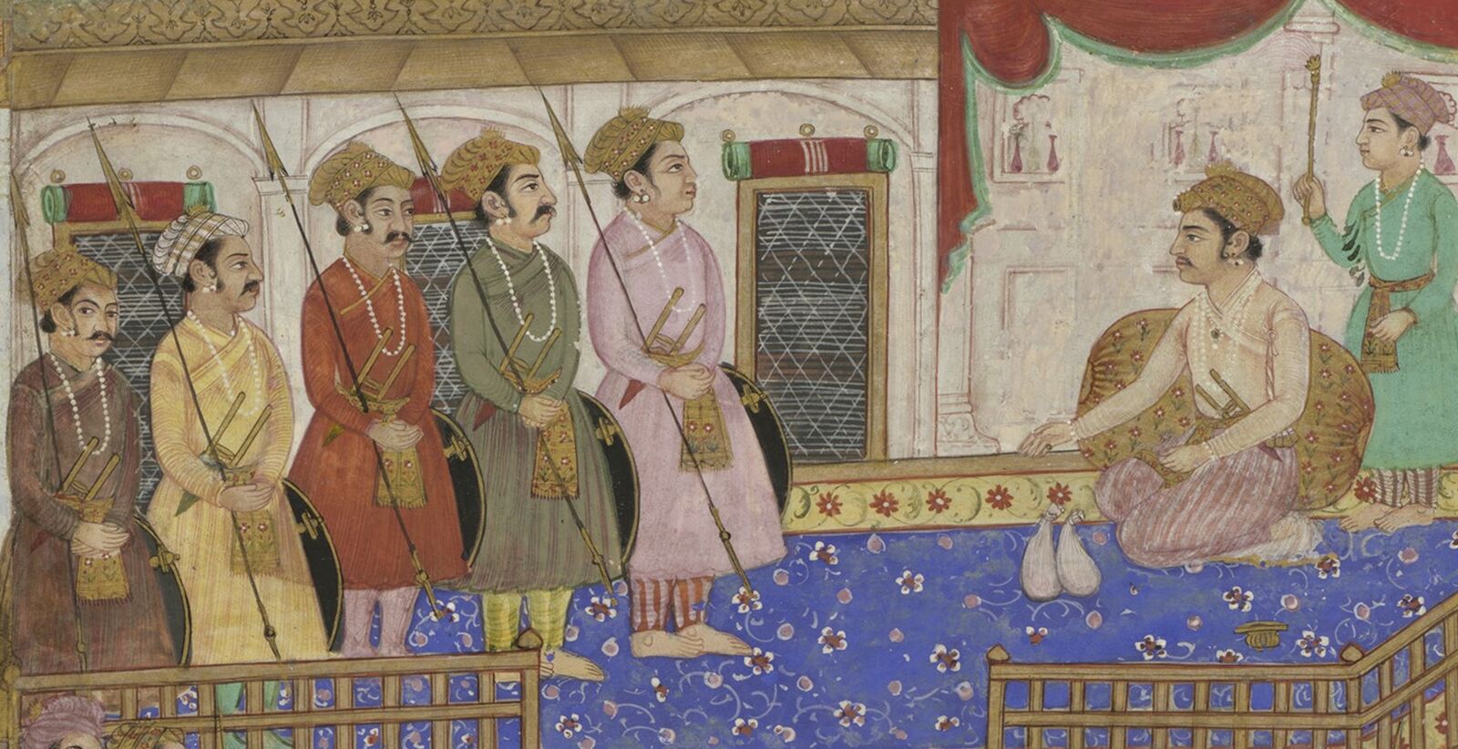 Anonymous:  Large Cross, Panel of Six Miniatures,  ca. 1600/ 1720, Schönbrunn Palace, Vienna