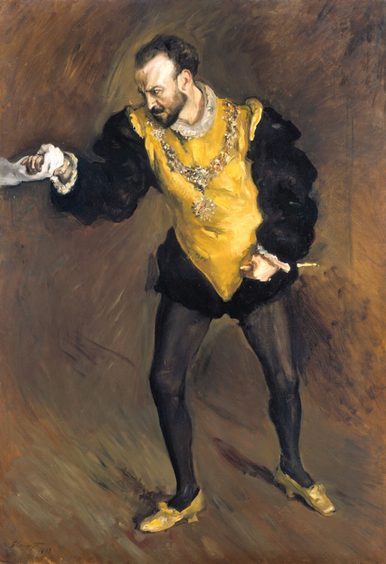  Max Slevogt,&nbsp; The Black d’Andrade , 1903 
