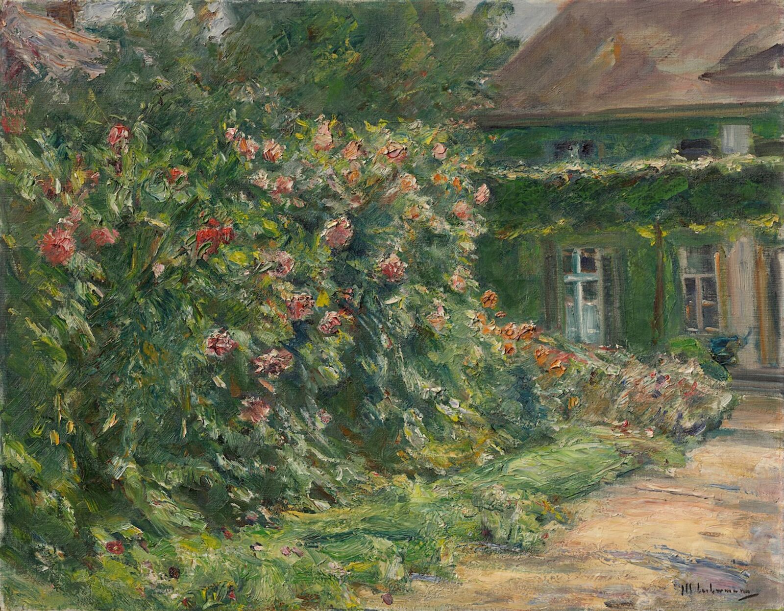  Max Liebermann, My House in Wannsee, with garden, 1926 
