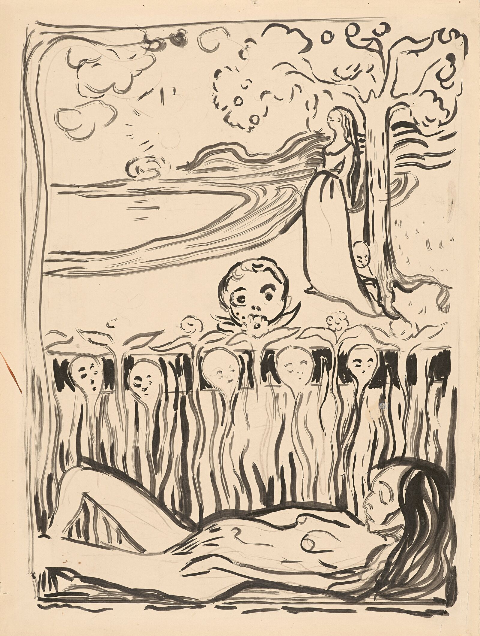Der Schrecken des Todes verfolgte Munch, doch er überwand ihn philosophisch.