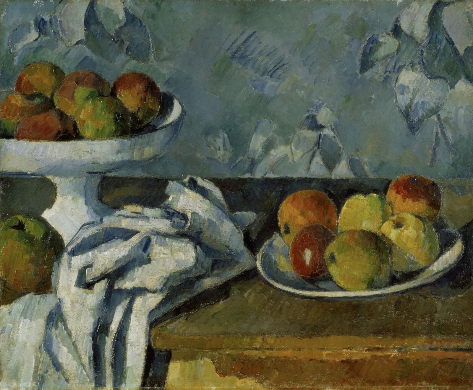  Paul Cezanne,  Stillleben mit Äpfeln in Schale , 1879–1882 
Ny Carlsberg Glyptotek, Kopenhagen 
