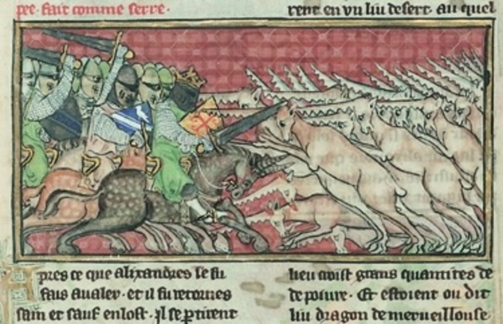 According to a medieval romance, 8,450 unicorns were slain by Alexander the Great and his men in a mighty battle.