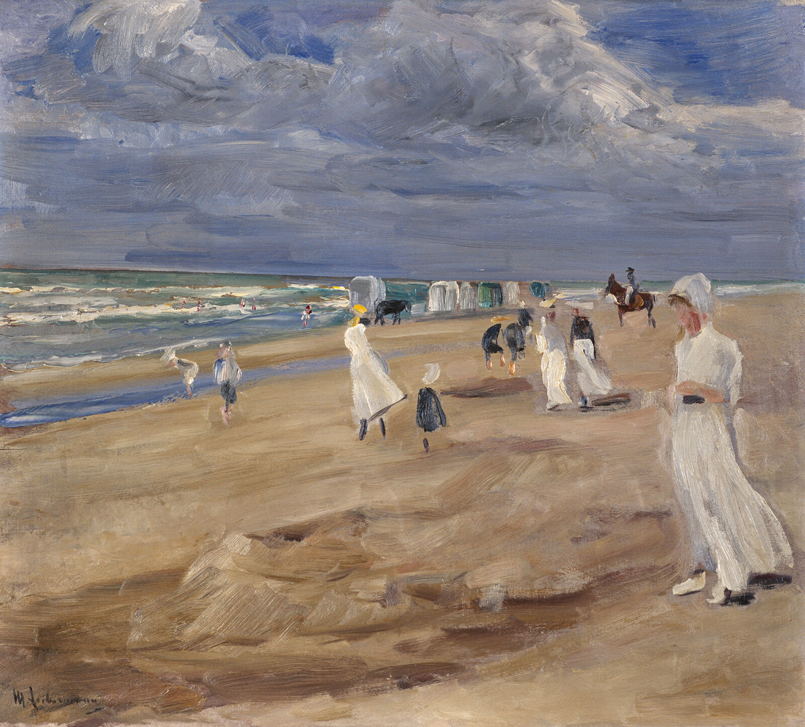 Max Liebermann: Strand bei Noordwijk, 1908, Liebermann-Villa