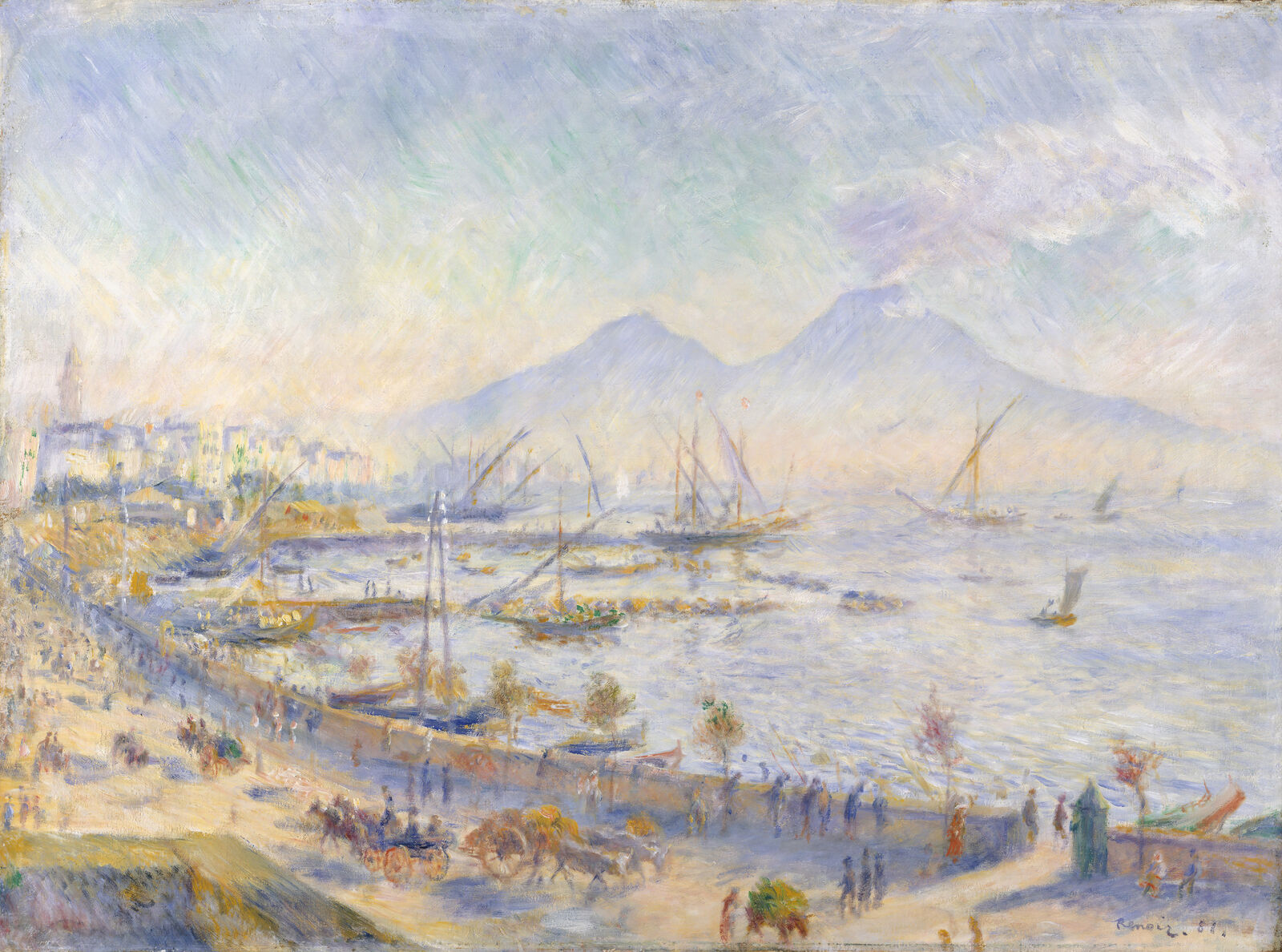  Pierre-Auguste Renoir,  Die Bucht von Neapel , 1881 
The Metropolitan Museum of Art, New York, Nachlass Julia W. Emmons, 1956 
