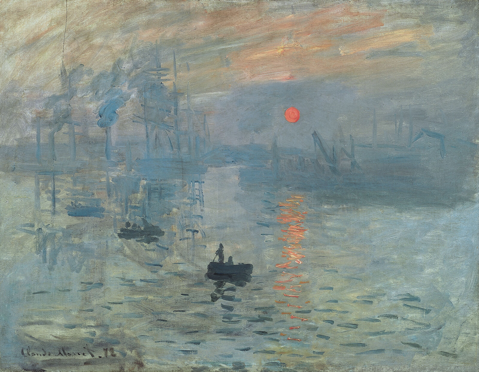 Claude Monet: Impression, Sonnenaufgang, 1872, Musée Marmottan Monet, Paris 