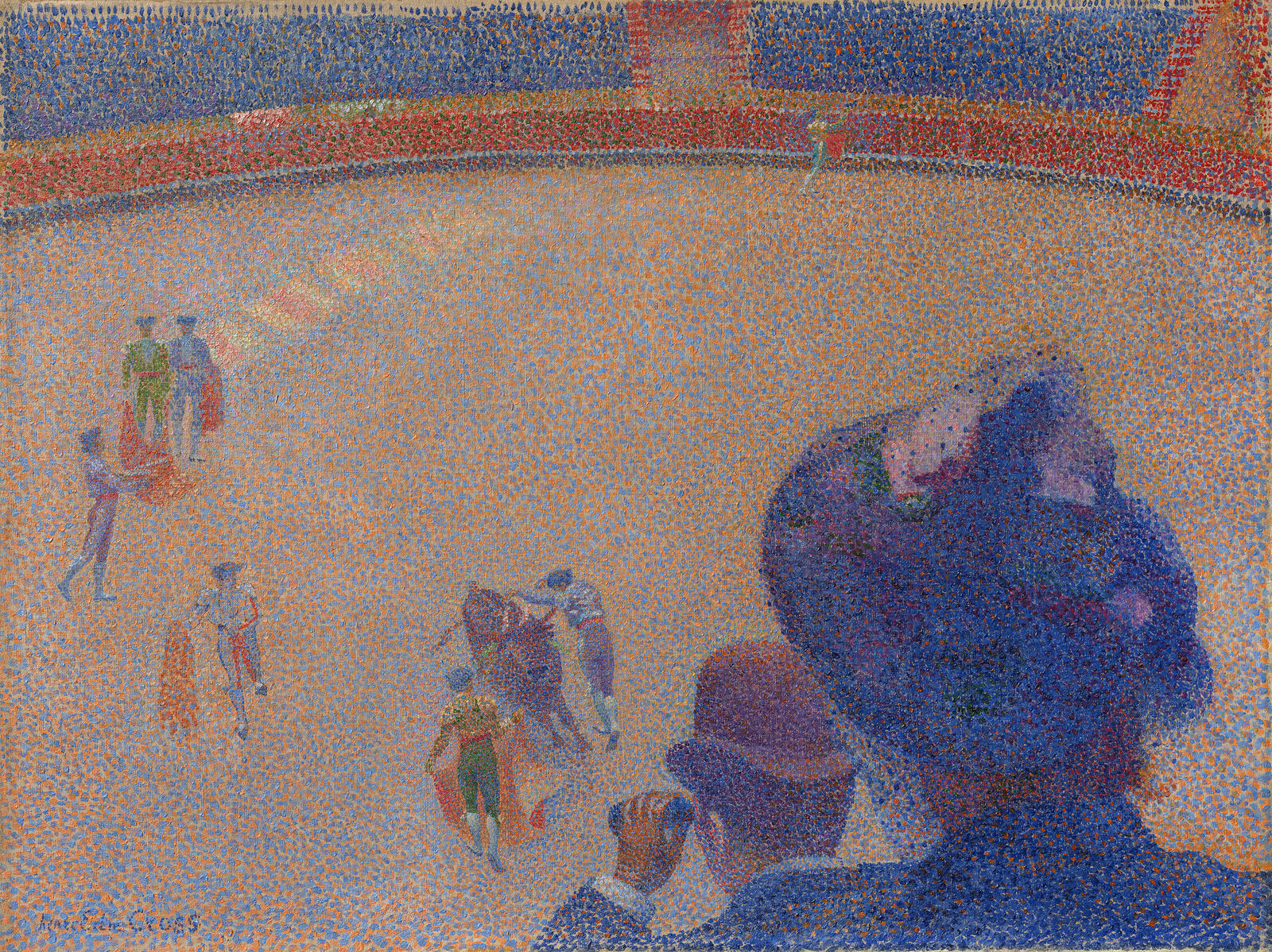 Henri-Edmond Cross:  Bullfight,  ca. 1891/92