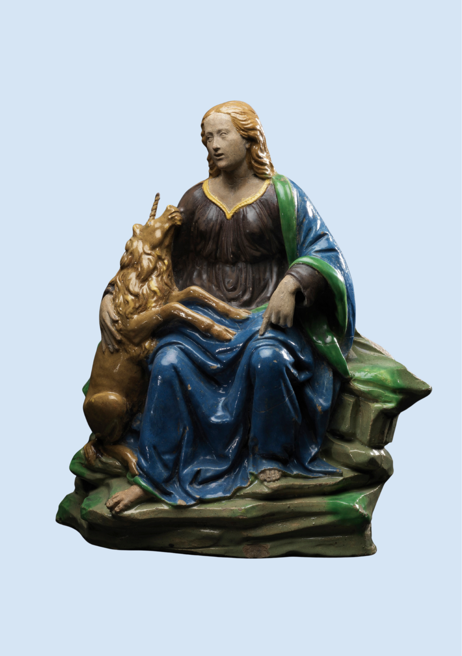 Tamed by a virgin: a Renaissance unicorn.