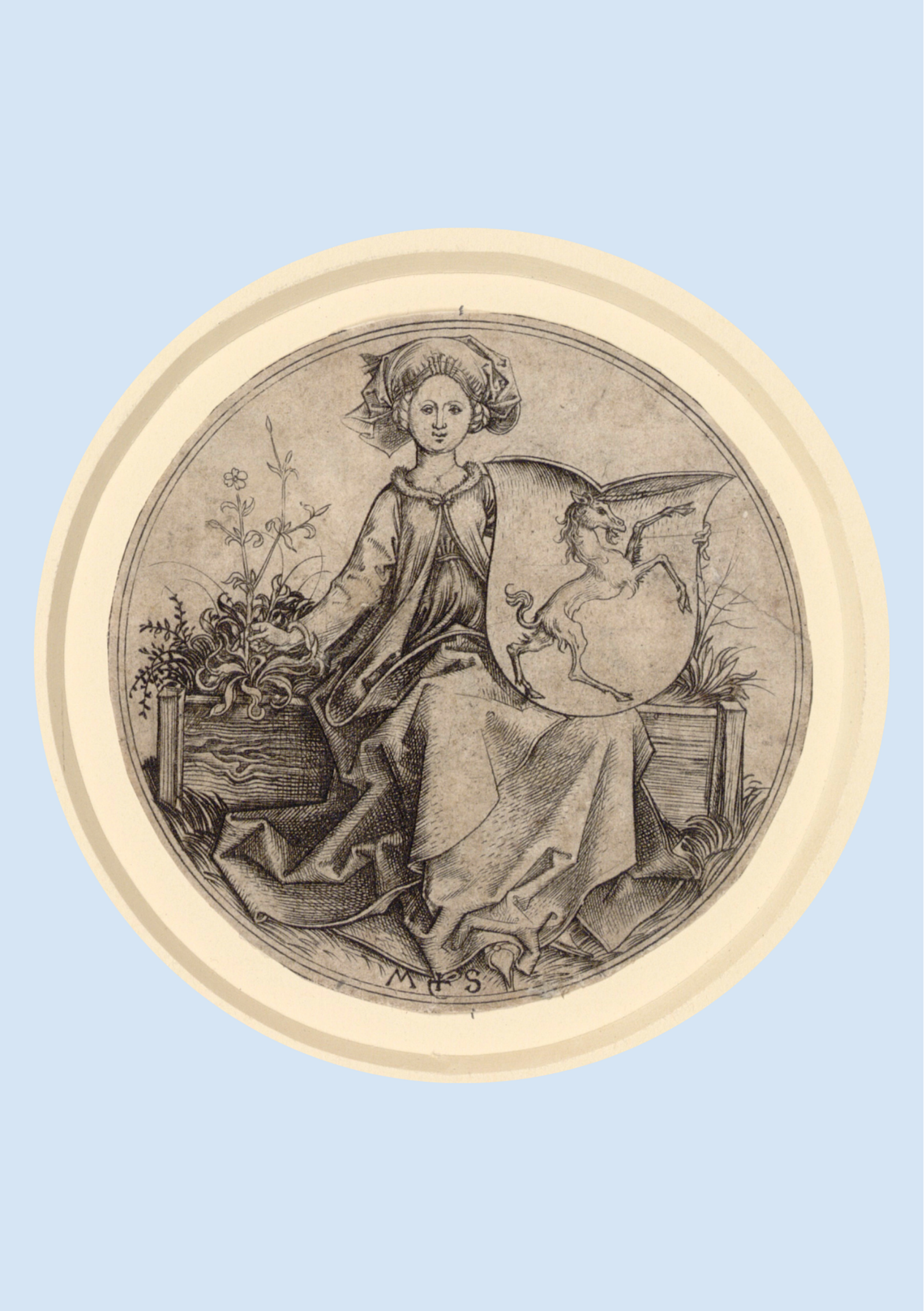 Heraldic unicorn: the embodiment of positive traits.