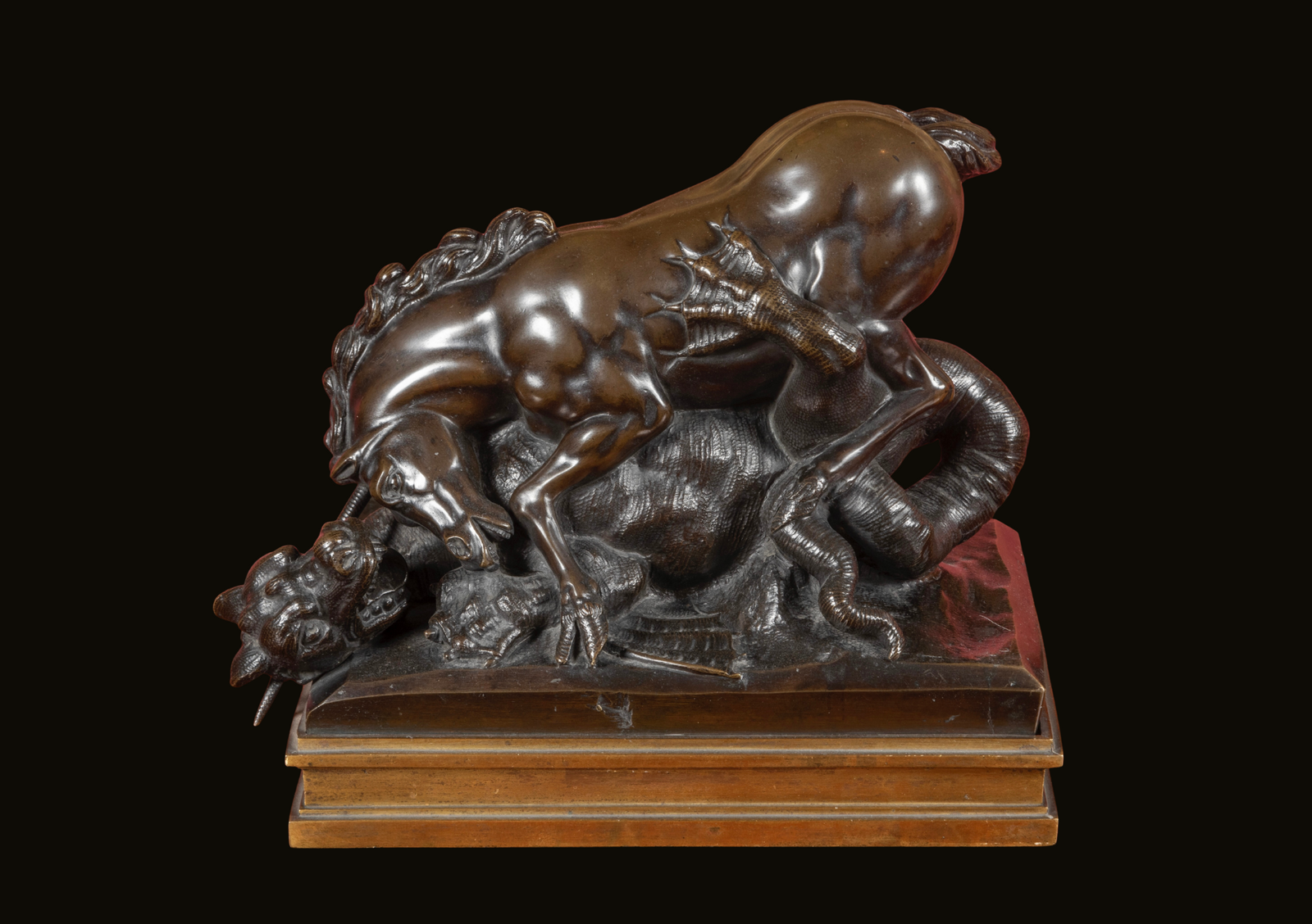 Muscular physique: the triumph of the unicorn in sculptural form.