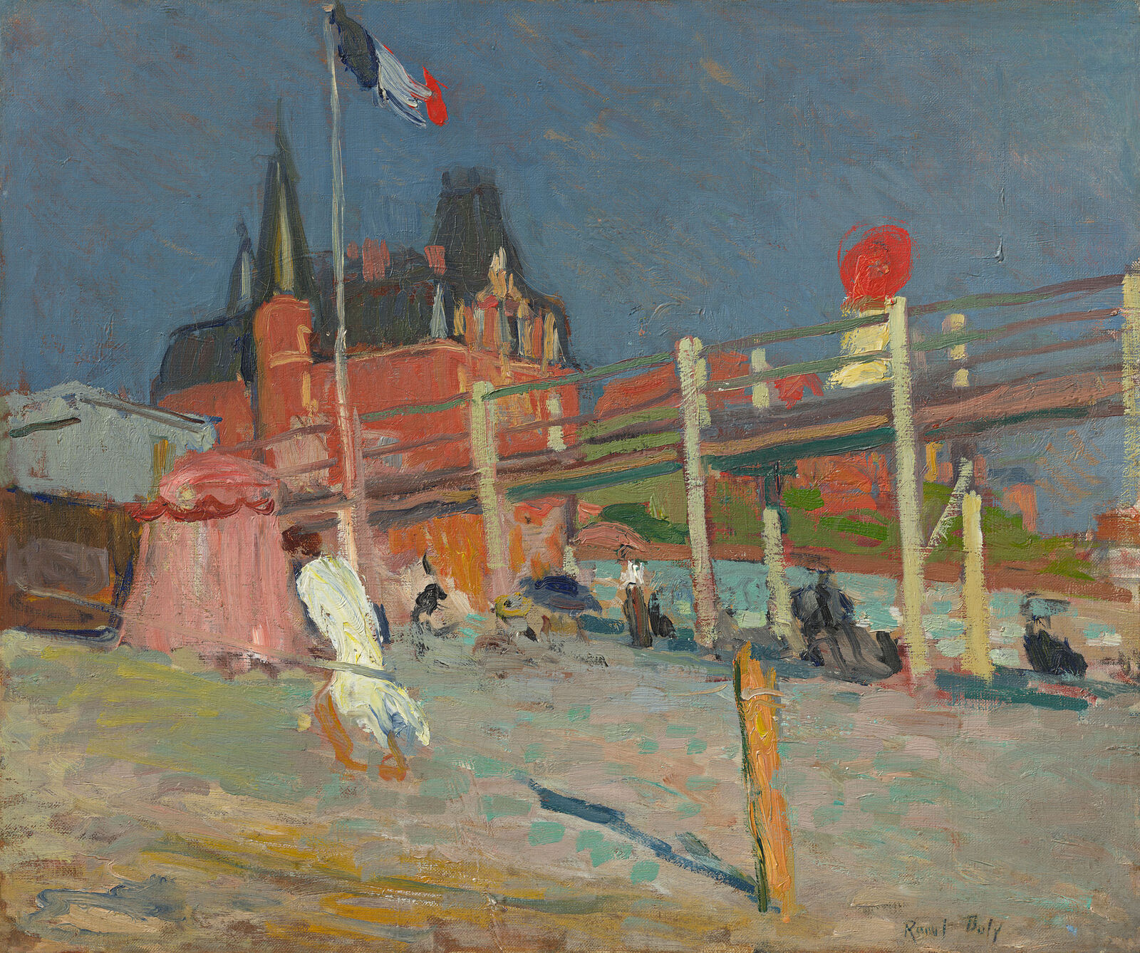 Raoul Dufy:  Der Strand von Sainte-Adresse,  1906