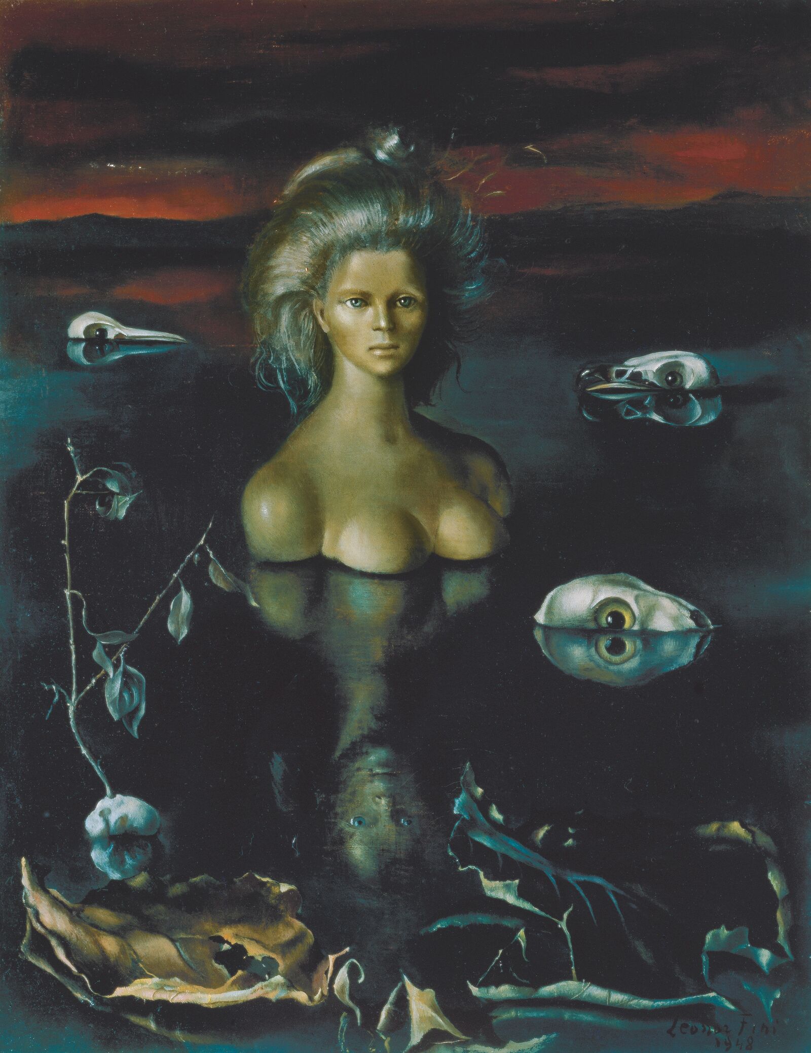 Leonor Fini, Ends of the Earth , 1949, Private collection