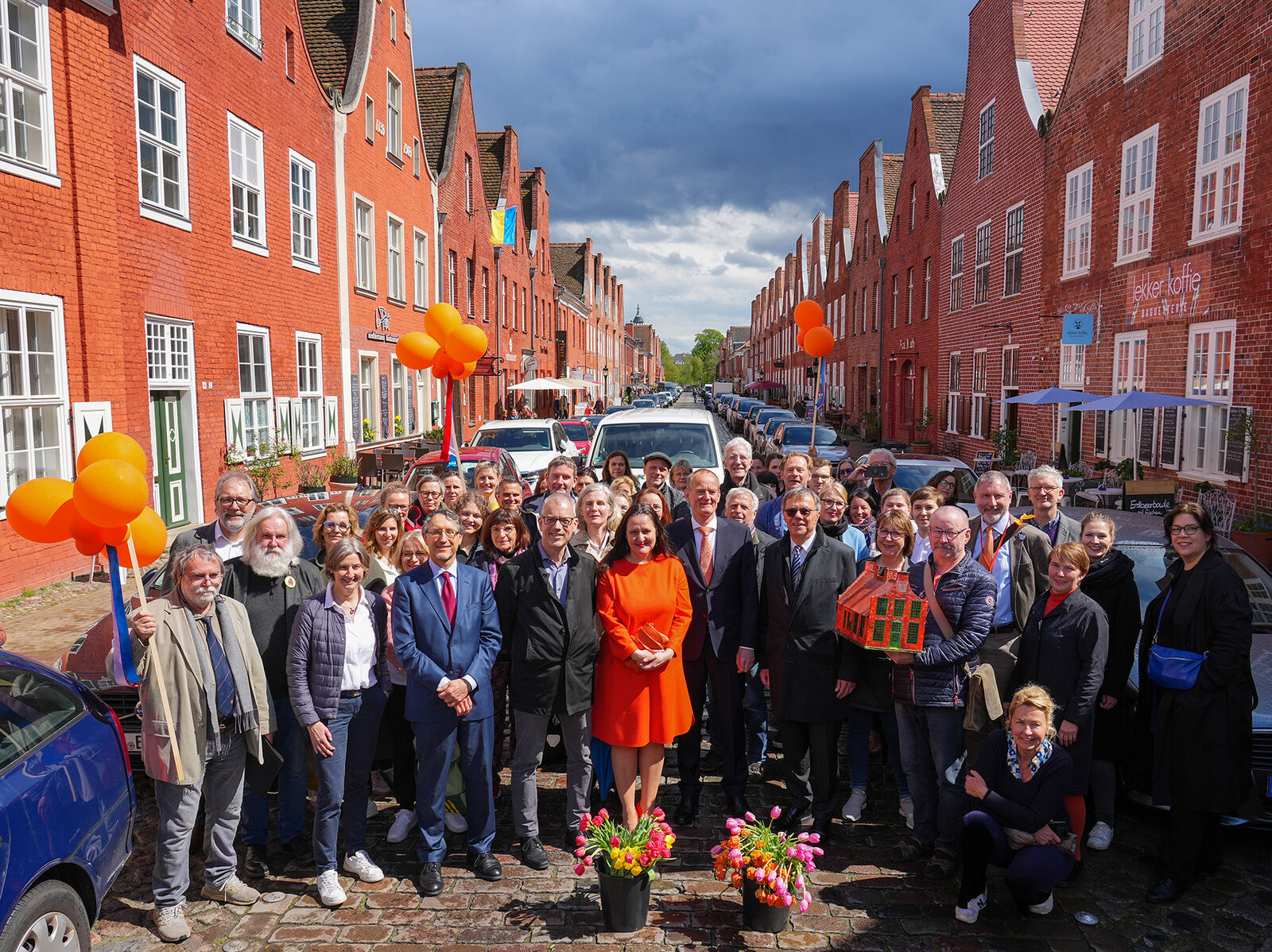 Kick-off "Holland in Potsdam" in April 2023 with Potsdam cultural institutions, H.E. Ronald van Roeden, Ambassador of the Kingdom of the Netherlands in Germany, Manja Schüle, Minister for Science, Research and Culture of the State of Brandenburg, Burkhard Exner, Mayor of the City of Potsdam and Michael Philipp, Chief Curator, Museum Barberini