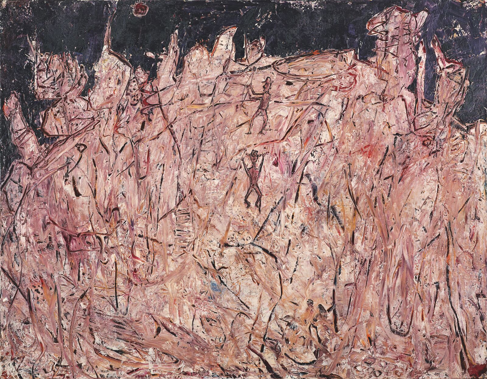 Jean Dubuffet galt auch in New York als einer der wichtigsten internationalen Künstler.
