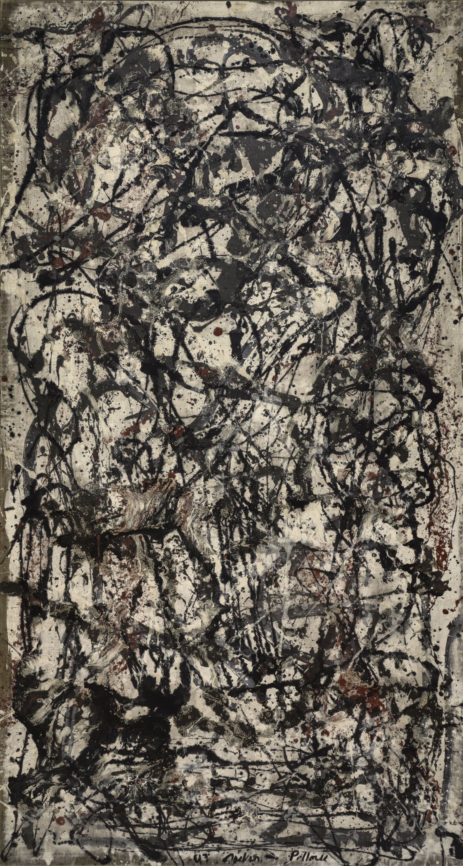 Jackson Pollocks Drip-Paintings gelten heute als Inbegriff des amerikanischen Action-Painting. 