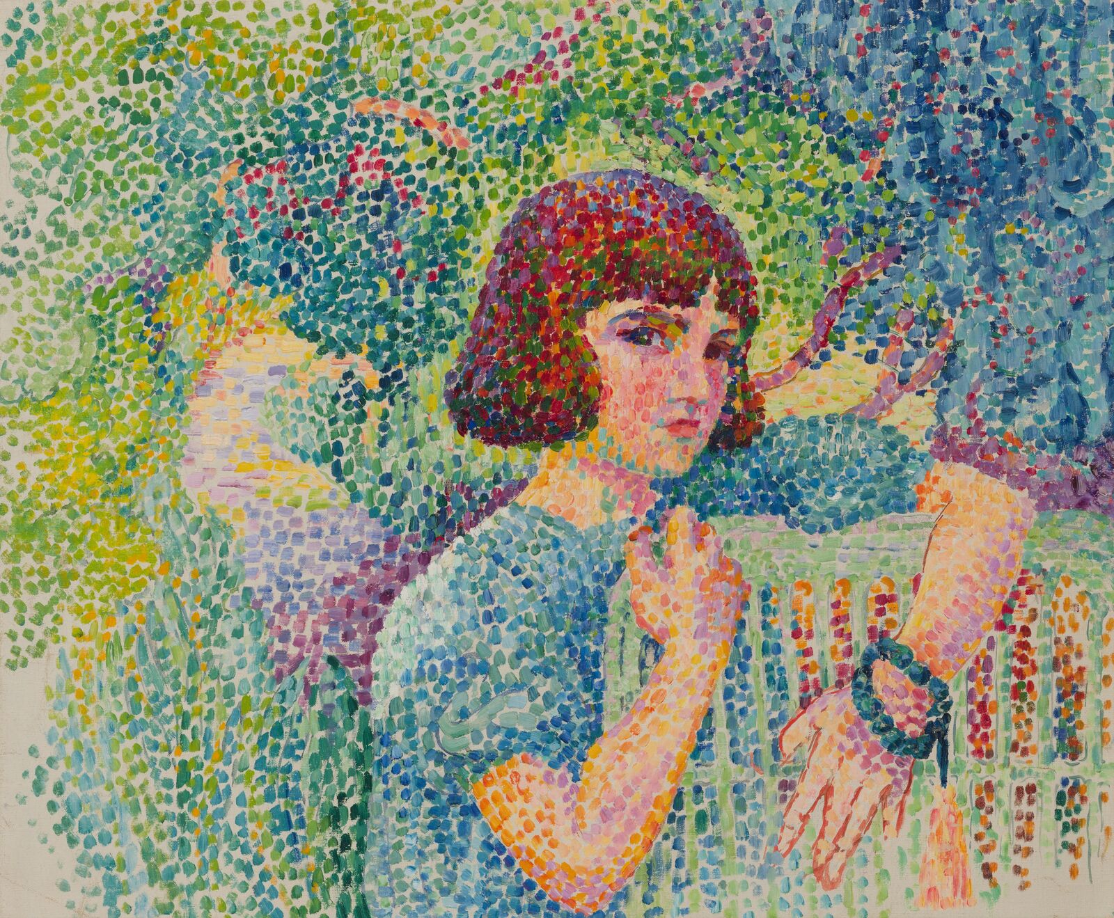  Jeanne Selmersheim-Degrange,&nbsp; Portrait von Colette , um 1907, CFC Collection 
