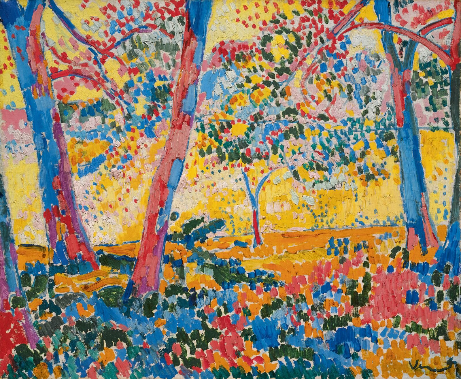 Maurice de Vlaminck: Unterholz, 1905, Privatsammlung