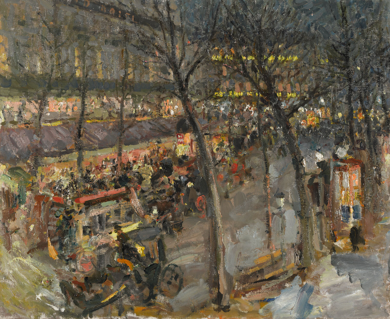 Konstantin Korovin: Paris: Café de la Paix, 1906, State Tretyakov Gallery, Moscow
