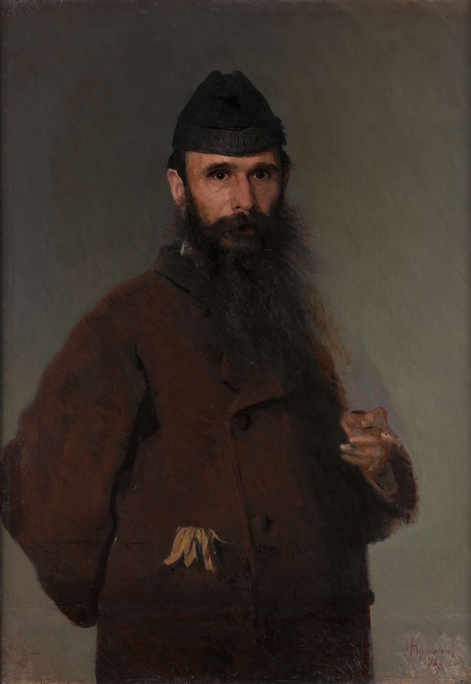Ivan Kramskoy: Portrait of the Painter Aleksandr Dmitrievich Litovchenko, 1878, State Tretyakov Gallery, Moscow