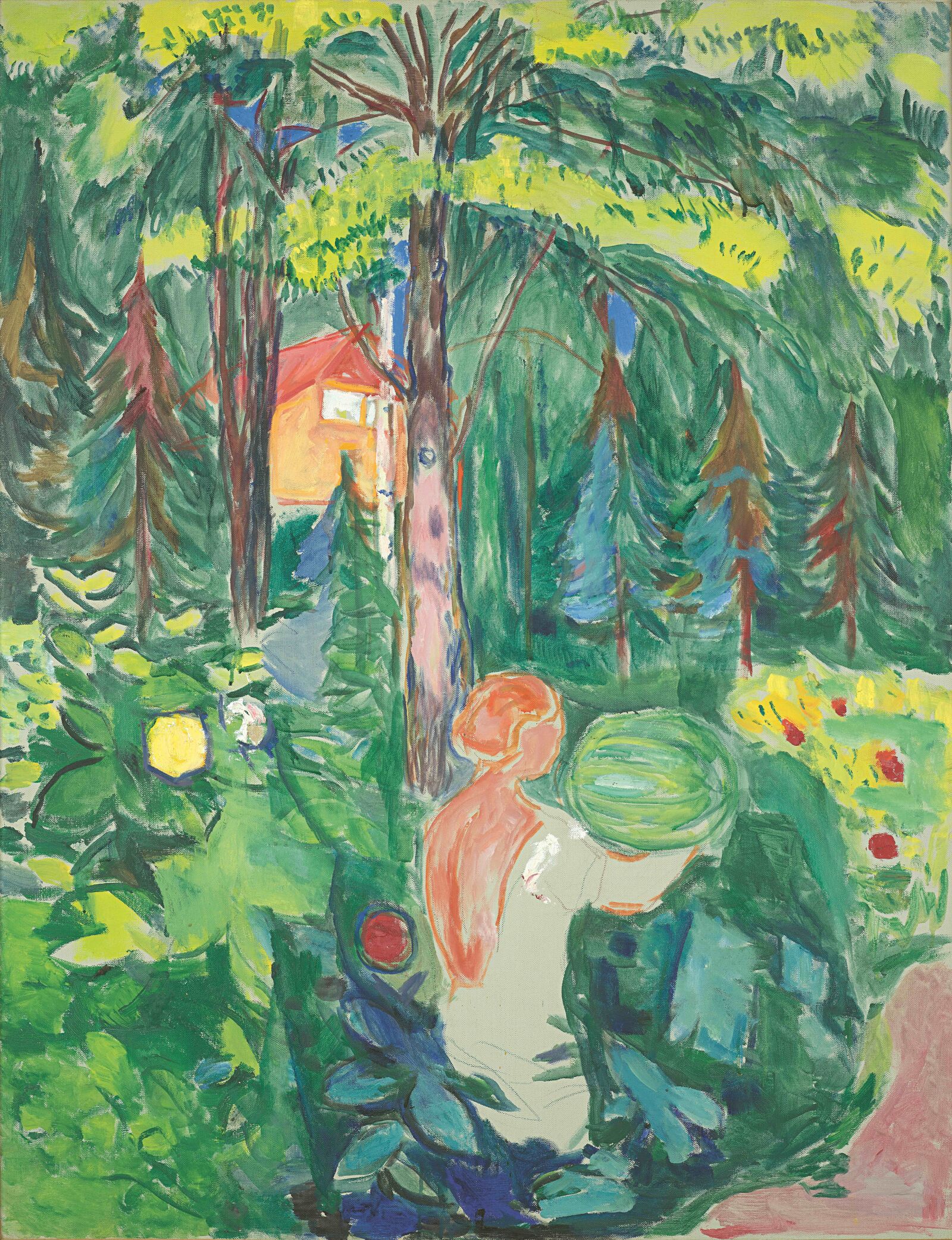  Edvard Munch, Woman with Pumpkin, 1942 
