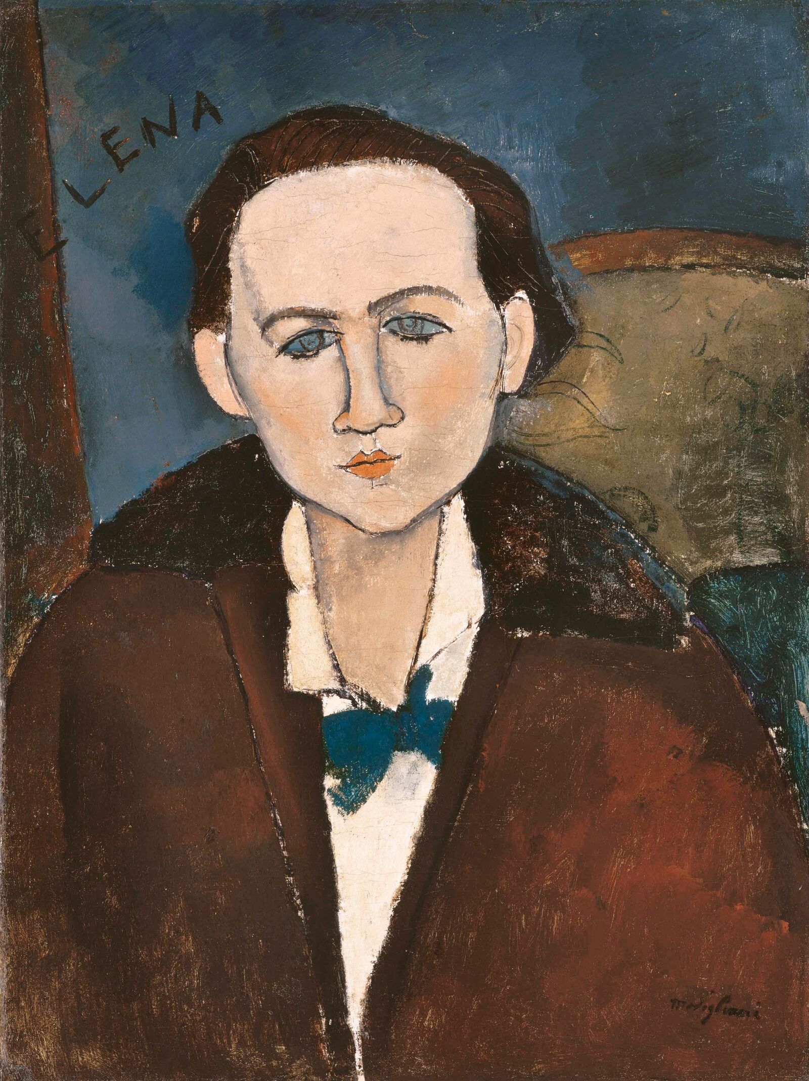 Hélène Joséphine Bernie Povolozky war aus Rennes nach Paris gekommen, um Künstlerin zu werden. Bestens vernetzt hat sie dann mit ihrem aus Russland emigrierten Ehemann die Werke der Avantgarde ausgestellt. Sie unterstützte Modigliani finanziell, der bedankte sich 1917 mit einem seiner besten Porträts. Es zeigt die Galeristin und Buchhändlerin mit melancholisch-kritischem Gesichtsausdruck – und in Männerkleidern sowie kurzem Bob. Povolozky könnte damit heute noch eine gute Figur machen. Unwillkürlich muss man an Picassos Bildnis seiner Mäzenin Gertrude Stein denken.