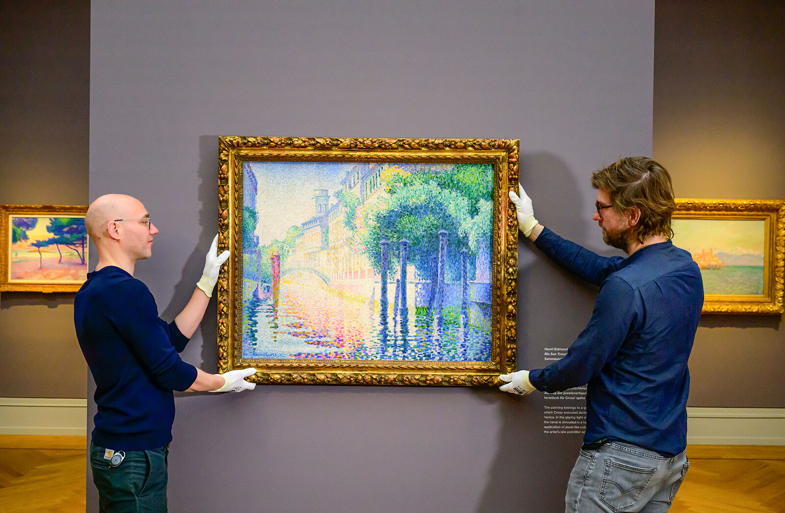 One of the four new works in the Hasso Plattner Collection: Rio San Trovaso, Venice by Henri-Edmond Cross