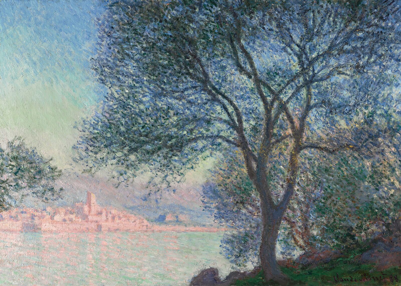  Claude Monet:&nbsp; Antibes Seen from the Salis Gardens , 1888 
