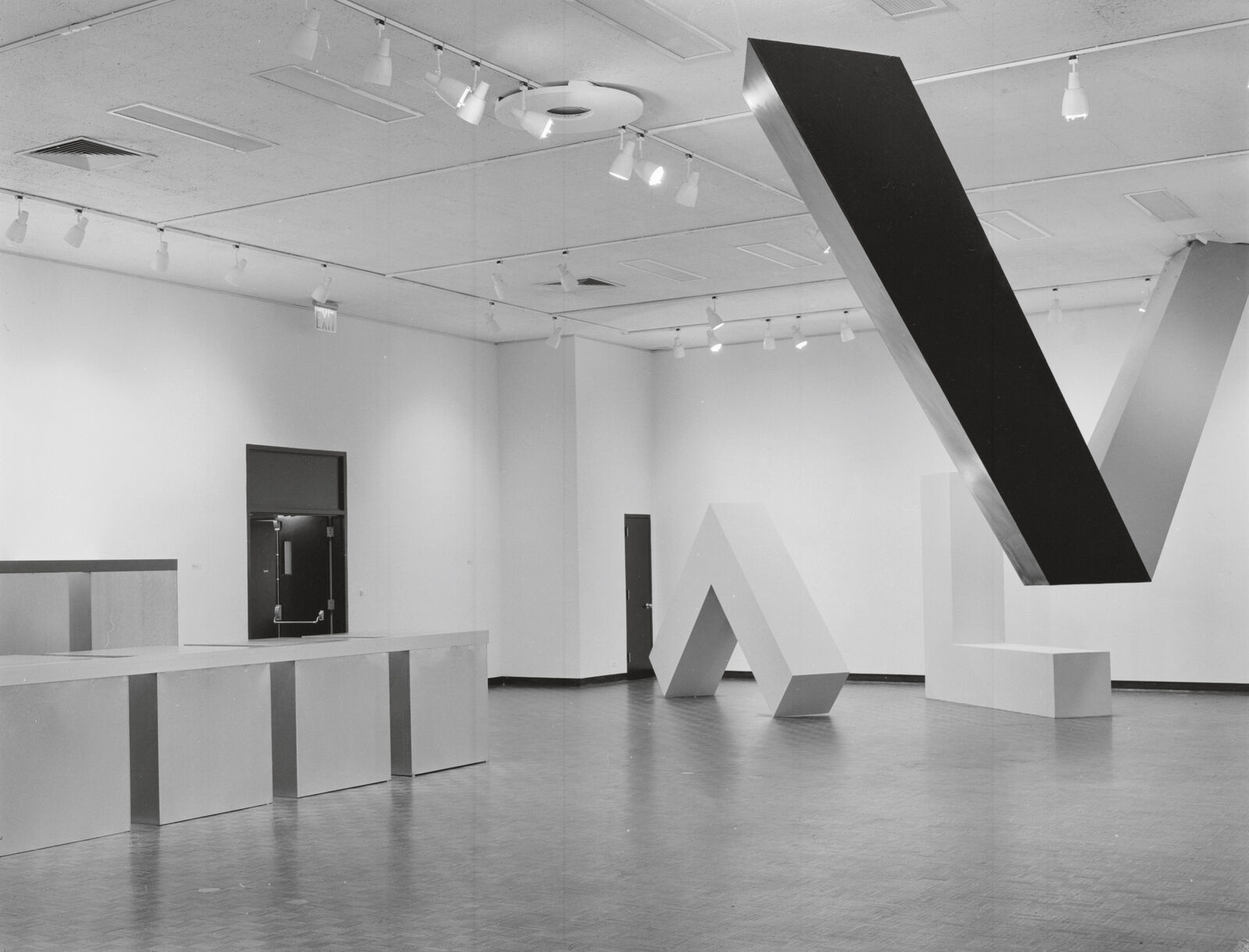 1966 zeigte das Jewish Museum in New York mit der Ausstellung Primary Structures. Younger American and British Sculptors eine umfassende Schau des Minimalismus. Die raumgreifenden, geometrischen Objekte waren nicht mehr auf Sockeln präsentiert, sondern standen direkt auf dem Boden oder hingen von der Decke. 