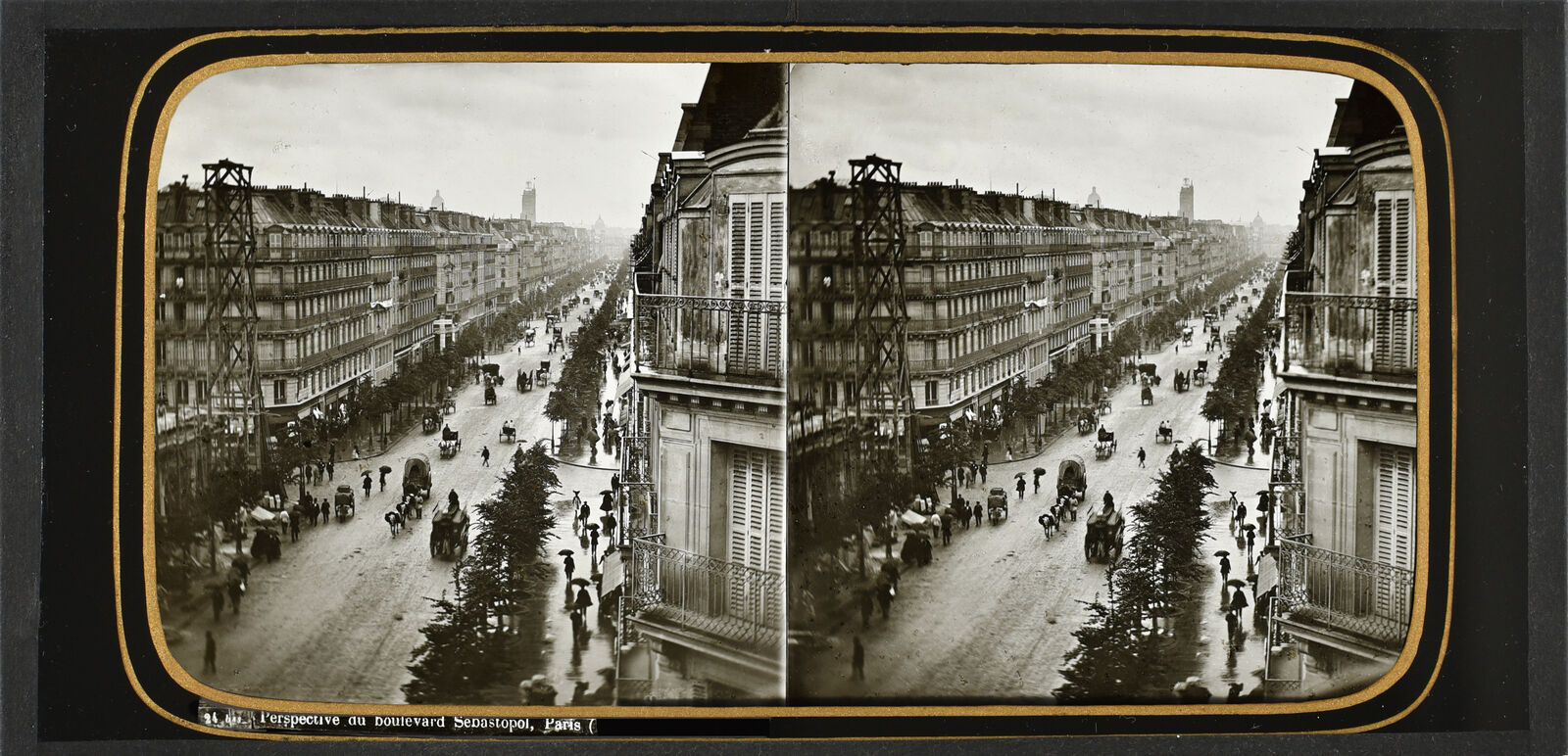  Stereoaufnahmen waren das erste Massenmedium der Geschichte. Sie erzielten enorme Verbreitung. Diese Aufnahme entstand 1860 ... 
