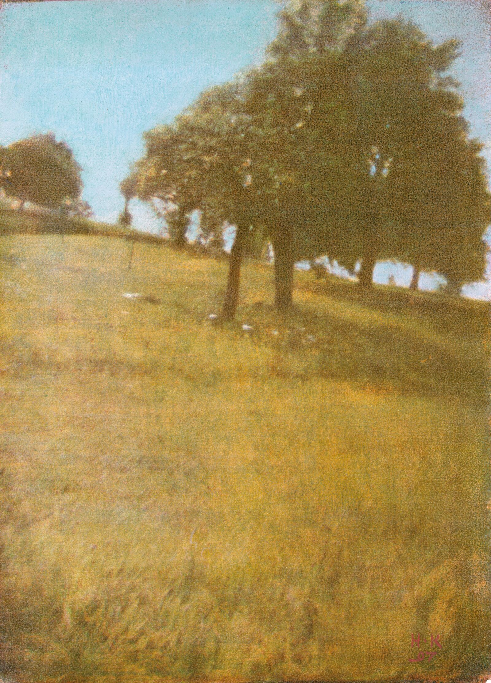  In umfangreichen Werkserien lotete Kühn&nbsp;feinste Helldunkelstufen aus und erkundete Farbeffekte. 
