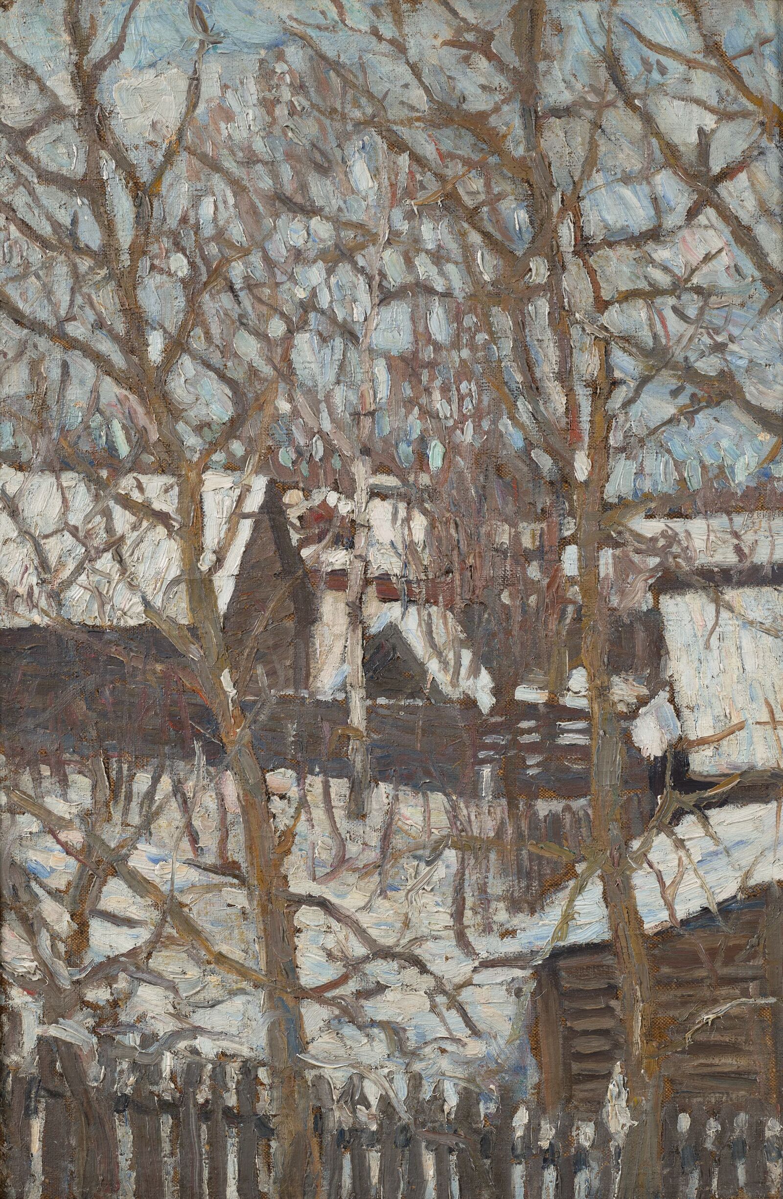 Robert Falk: Winter in Pokrov, 1905, State Tretyakov Gallery, Moscow